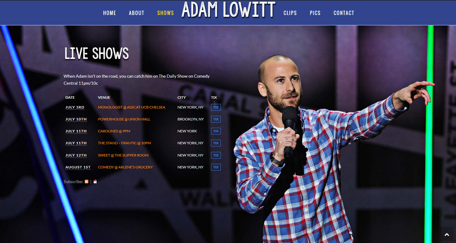 Adam Lowitt work