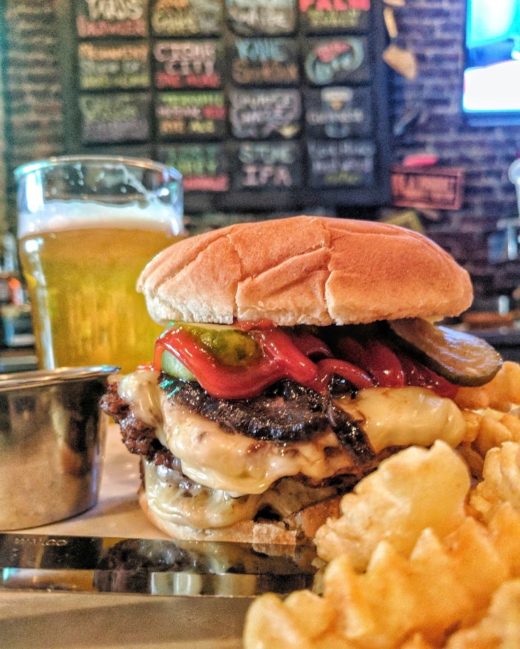 Burger and beer