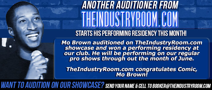 The Industry Room showcase residency promo — Mo Brown