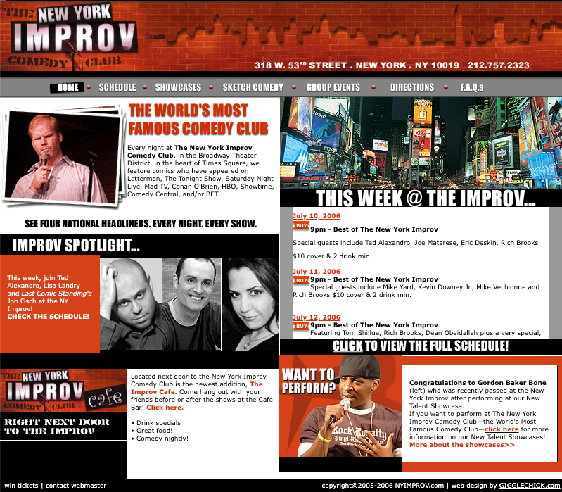 NY Improv / Broadway Comedy Club