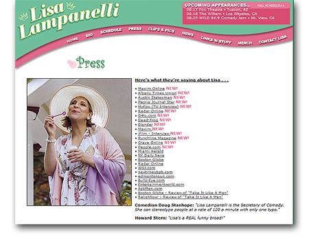 Lisa Lampanelli work