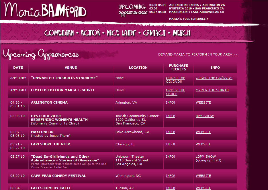 Maria Bamford work