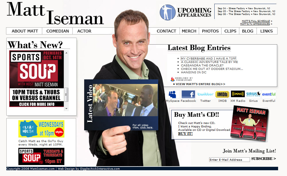 Matt Iseman work