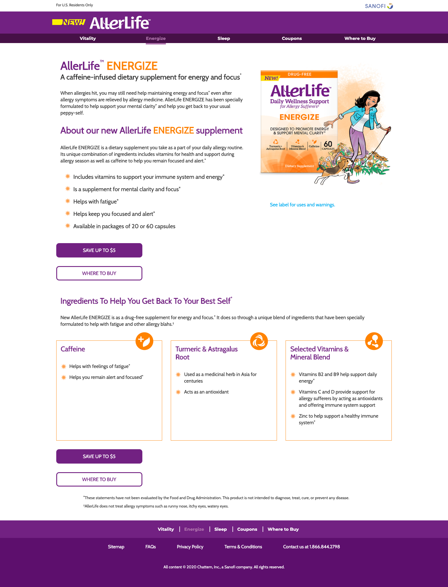 AllerLife™ product page